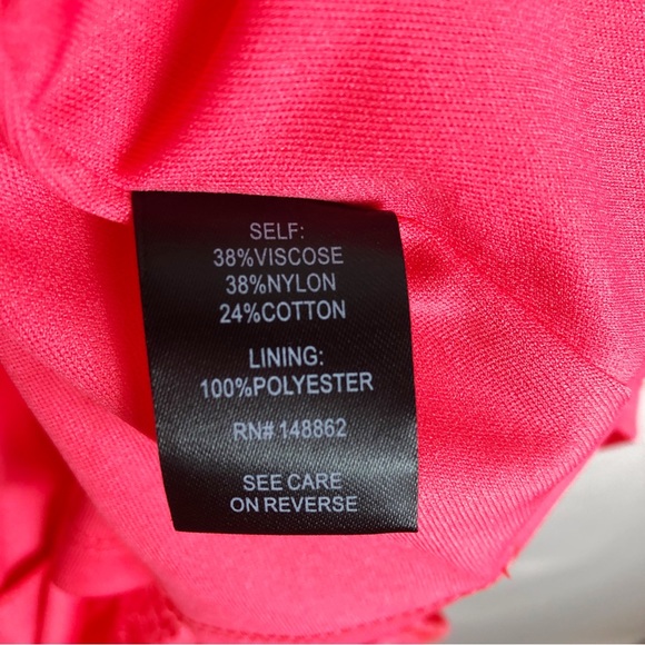 Torrid Sleeveless Lace Fit Flare Mini Dress | Coral Pink | Size 22 / 3X - Picture 9 of 13